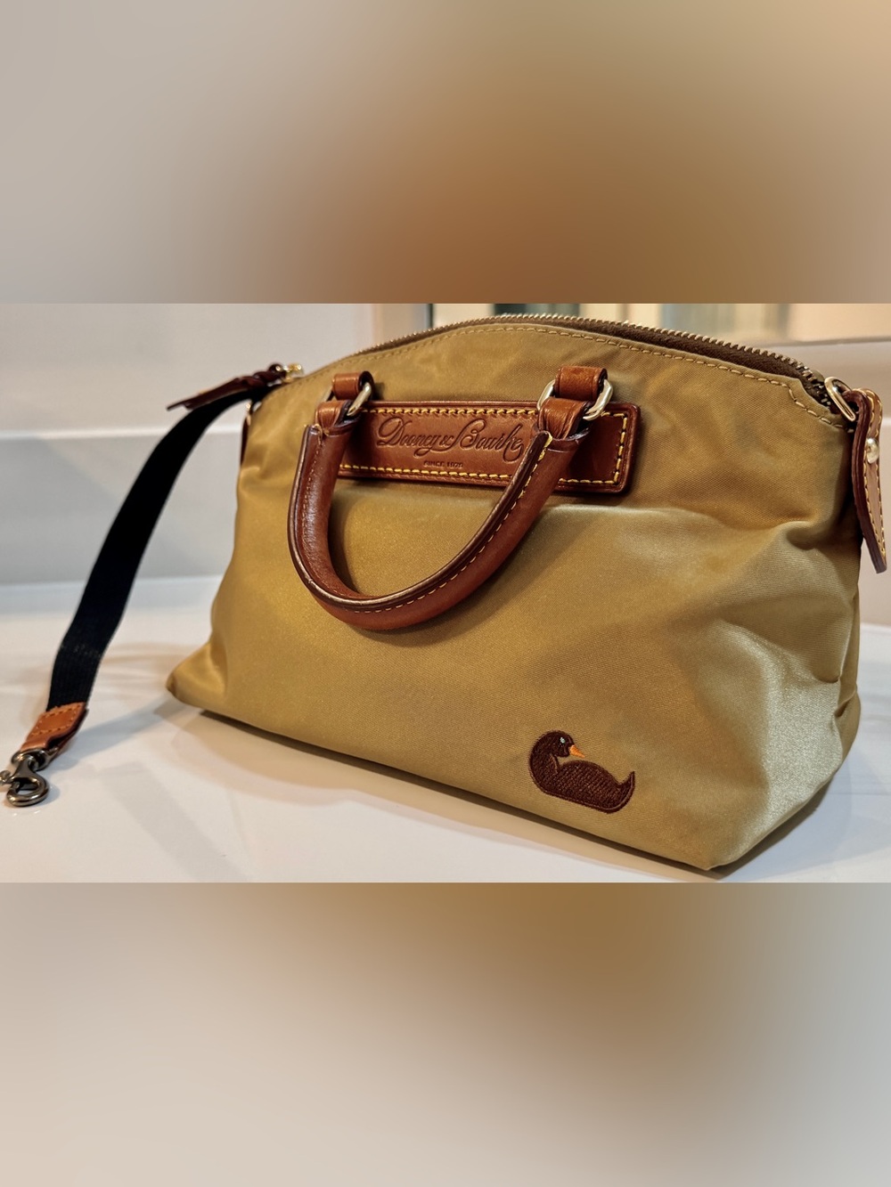 Dooney & Bourke Mini Juliette Satchel w/Nylon & Vacchetta Leather Trim